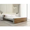  Ágy IKAROS DOUBLE 180 x 200 cm, artisan tölgy/szürke Ágyrács: Ágyrács nélkül, Matrac: Coco Maxi 20 cm matrac