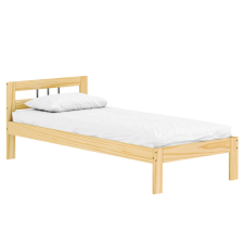 Ágy ráccsal, természetes, fenyőfa, 90x200, JONA ágy és ágykellék