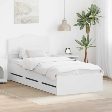  Ágykeret fiókkal fejtámlával Fehér 90 x 200 cm Mérnöki Fa ágy és ágykellék