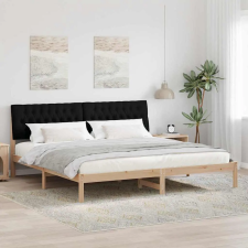  Ágykeret Kárpitozott Fejtámlával fejtámlával Barna 200 x 200 cm ágy és ágykellék
