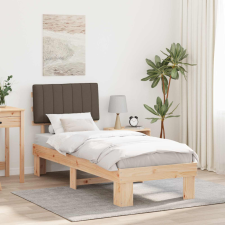 Ágykeret Kárpitozott Fejtámlával Tópszínű 75 x 190 cm ágy és ágykellék