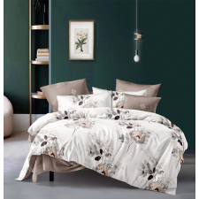  Ágyneműhuzat Aliyah fehér bézs nagy virág 7 részes lakástextília