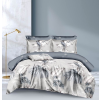 Ágyneműhuzat Yenefer krém szürke nagy Tollas 7 részes