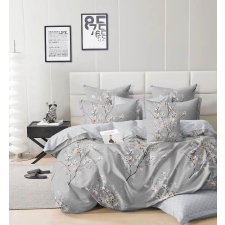  Ágyneműhuzat Yenefer szürke cseresznye virágos 7 részes lakástextília