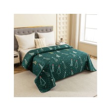  Ágytakaró CHRISTMAS DRIFT mintával, zöld Méret: 170 x 210 cm lakástextília