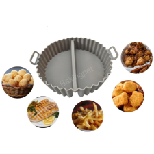 Air fryer 2 részes szilikon forma-20cm sütés és főzés