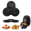  Air Fryer 3 rekeszes szilikon forma forrólevegős sütőbe