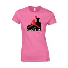  Air santa női póló - egyedi mintás, 12 szín, S-2XL