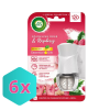  Air Wick elektromos illatosító készülék+utántöltő 19ml pezsgő és málna KARTON - 6 csomag