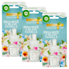 Air Wick Tavaszi szellő és vanília Utántöltő elektromos légfrissítő készülékhez 3x19ml tisztító- és takarítószer, higiénia