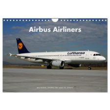  Airbus Airliners (Wandkalender 2024 DIN A4 quer), CALVENDO Monatskalender – Arie Wubben naptár, kalendárium