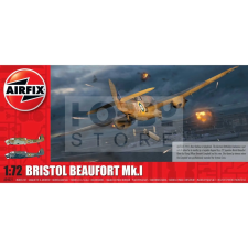 AIRFIX Bristol Beaufort Mk.1 repülőgép makett 1:72 (A04021) makett