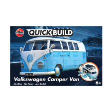 AIRFIX - QUICKBUILD VW Camper Van blue autó makett (J6024) makett