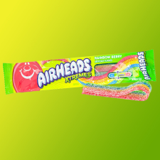  Airheads Xtremes Sour Rainbow Berry extra savanyú rágós gumicukor 57g csokoládé és édesség