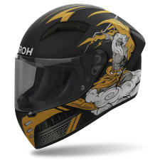 AIROH CONNOR Zeus zárt motoros bukósisak matt fekete-arany bukósisak
