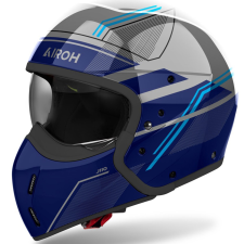 AIROH J110 Slim moduláris motoros bukósisak fényes kék bukósisak