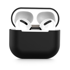  Airpods 3 tartó: Tech-Protect Icon AirPods 3 tartó - fekete szilikon fülhallgató, fejhallgató tok