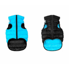 AiryVest kutyaruha kifordítható, M 45, fekete-kék kutyaruha