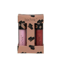 Ajakfény szett, Technic, Glossy Top Duo, 2 részes, 01 részes rúzs, szájfény