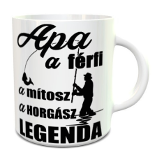 Ajándék horgász apukáknak - Apa férfi bögre bögrék, csészék