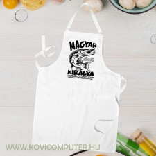  Ajándék horgászoknak - Magyar vizek királya, csuka kötény lakástextília