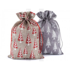  Ajándék / mikulás zsák - 20x30 cm dekorációs kellék