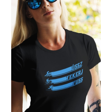  Ajándék sportolóknak - Ússz, tekerj, fuss női póló