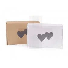  Ajándék szív papírdoboz dekorációs kellék