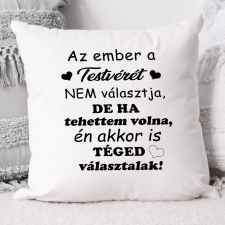 Ajándék testvérnek - Tesós ajándék párna lakástextília