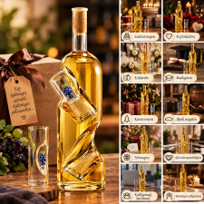 Ajándékbor Kft Különleges díszüveges bor – elegáns ajándék több alkalomra ajándéktárgy