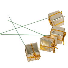  Ajándékdoboz pick 2,5+10cm pezsgő 60db-os dekorációs kellék