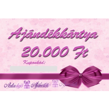  Ajándékkártya 20000 ajándéktárgy