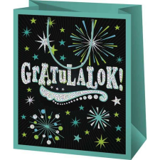 Ajándéktasak, ajándéktáska, kicsi, Gratulálok ajándéktasak