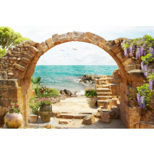  Ajtó a tengerhez tapéta3, 350 x 200 cm tapéta, díszléc és más dekoráció