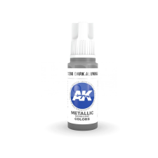 AK-interactive - Acrylics 3rd generation Dark Aluminium 17ml - akrilfesték AK11208 akrilfesték