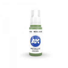 AK-interactive - Acrylics 3rd generation Metallic Green 17ml - akrilfesték AK11205 akrilfesték