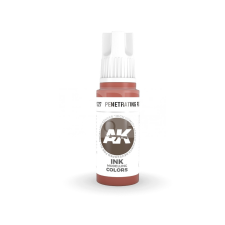 AK-interactive - Acrylics 3rd generation Penetrating Red INK 17ml - akrilfesték AK11227 akrilfesték