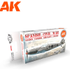AK-interactive AK INTERACTIVE AIR Spanish Civil War Legion Condor Aircraft Colors akrilfesték készlet 6x 17ml