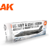 AK-interactive AK INTERACTIVE AIR US Navy & USMC Modern Aircraft & Helicopter akrilfesték készlet 8x 17ml