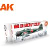 AK-interactive AK INTERACTIVE AIR WWII IJN Aircraft Colors akrilfesték készlet 8x 17ml