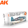 AK-interactive AK INTERACTIVE AIR WWII US Navy and USMC Aircraft Colors akrilfesték készlet 6x 17ml
