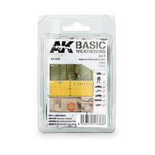 AK-interactive AK INTERACTIVE Basic Weathering Set köszoló-antikoló készlet 3x 35 ml makett