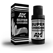AK-interactive AK INTERACTIVE Super Chrome fényes króm hatású festék 60ml makett