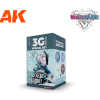 AK-interactive AK INTERACTIVE Wargame Color Set Frozen Flesh fagyás effektus akrilfesték készlet 4x 17ml