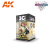AK-interactive AK Interactive WARGAME COLOR SET- NON METALLIC METAL GOLD festék szett AK1077