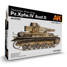  AK Interactive PzKpfwIV AusfD Deutsche Afrkia Korps (AK35504) makett