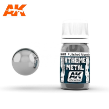 AK-interactive XTREME METAL POLISHED ALUMINIUM festék 30 ml AK481 hobbifesték