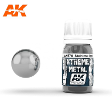 AK-interactive XTREME METAL STAINLESS STEEL festék 30 ml AK670 hobbifesték