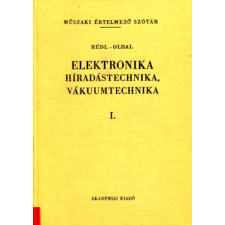 Akadémiai Kiadó Elektronika, híradástechnika, vákuumtechnika I. - Rédl-Oldal antikvárium - használt könyv