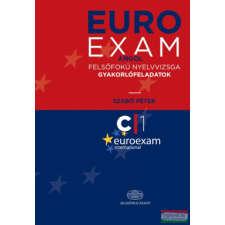 Akadémiai Kiadó Euro Exam Angol felsőfokú nyelvvizsga gyakorlófeladatok nyelvkönyv, szótár